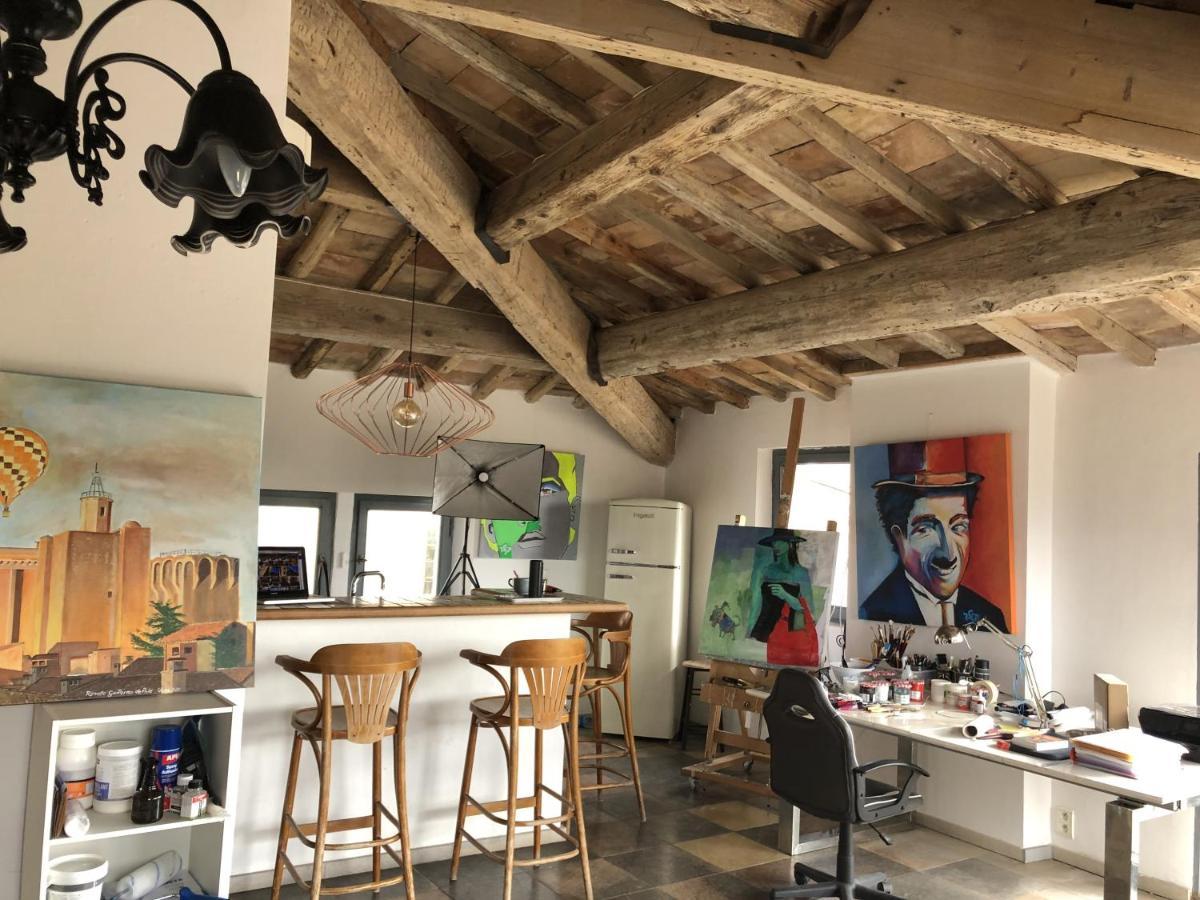 Chambre D'Hote Vue Exepitonnelle Uzès Esterno foto
