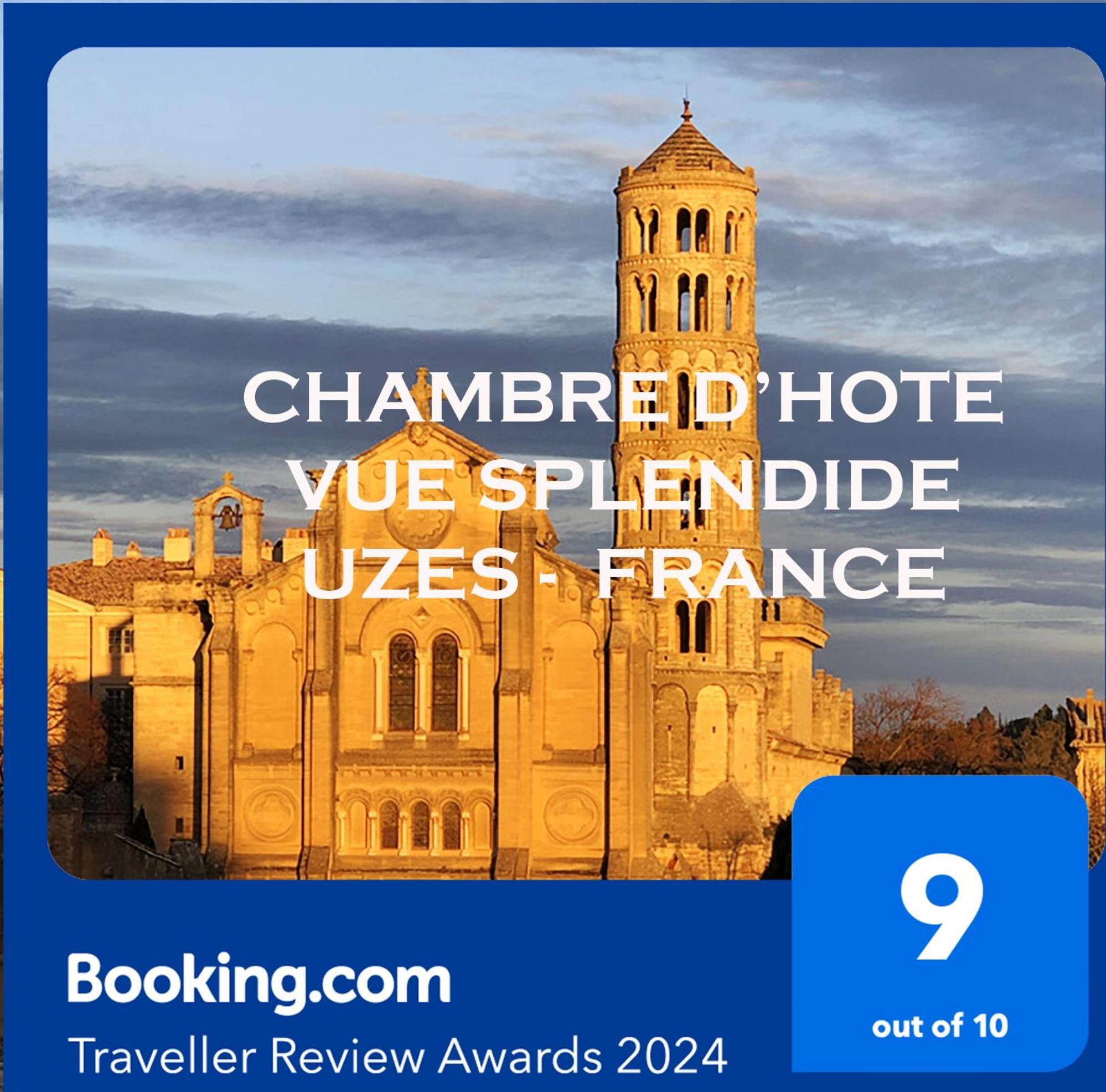 Chambre D'Hote Vue Exepitonnelle Uzès Esterno foto