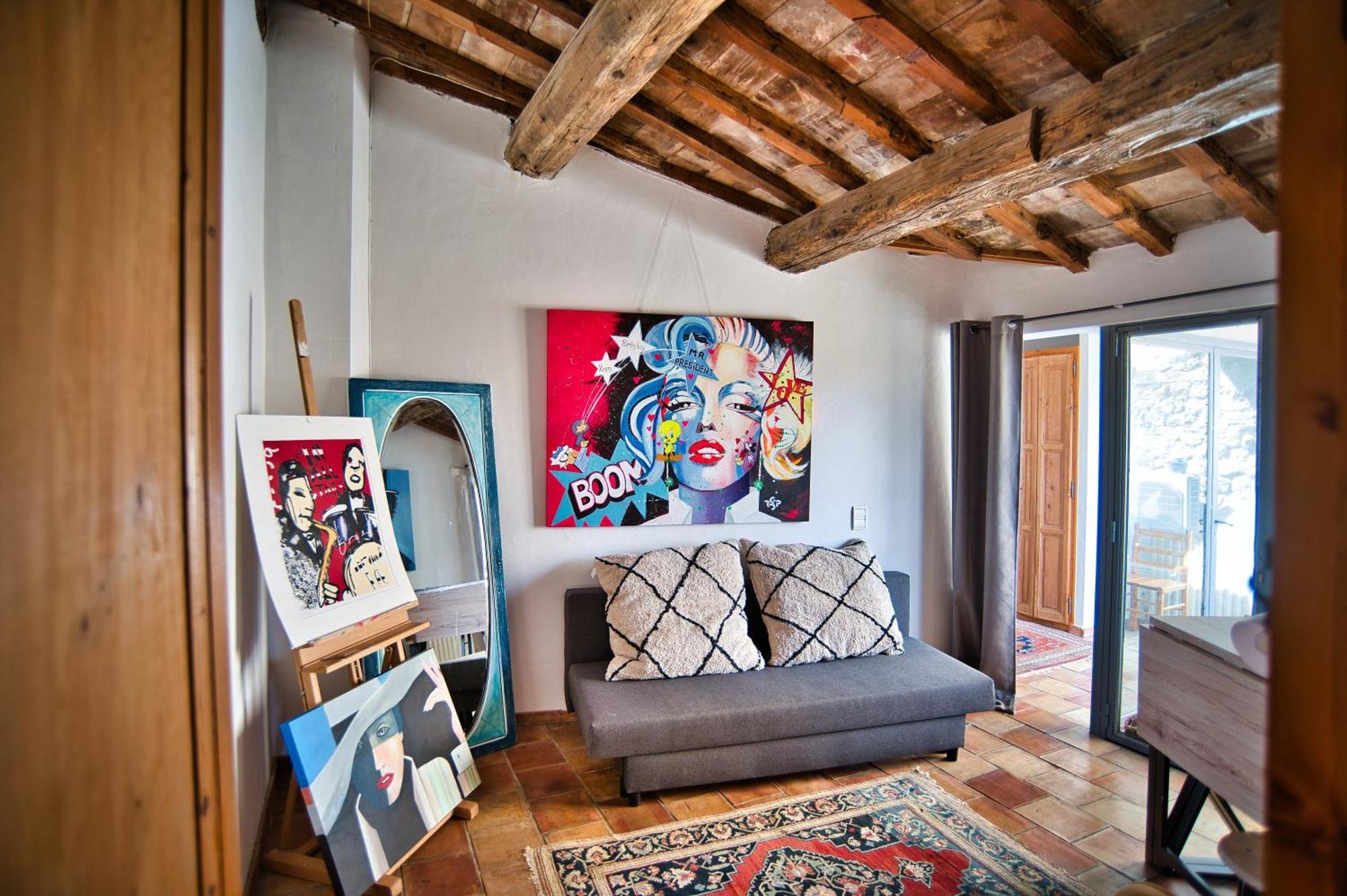 Chambre D'Hote Vue Exepitonnelle Uzès Esterno foto